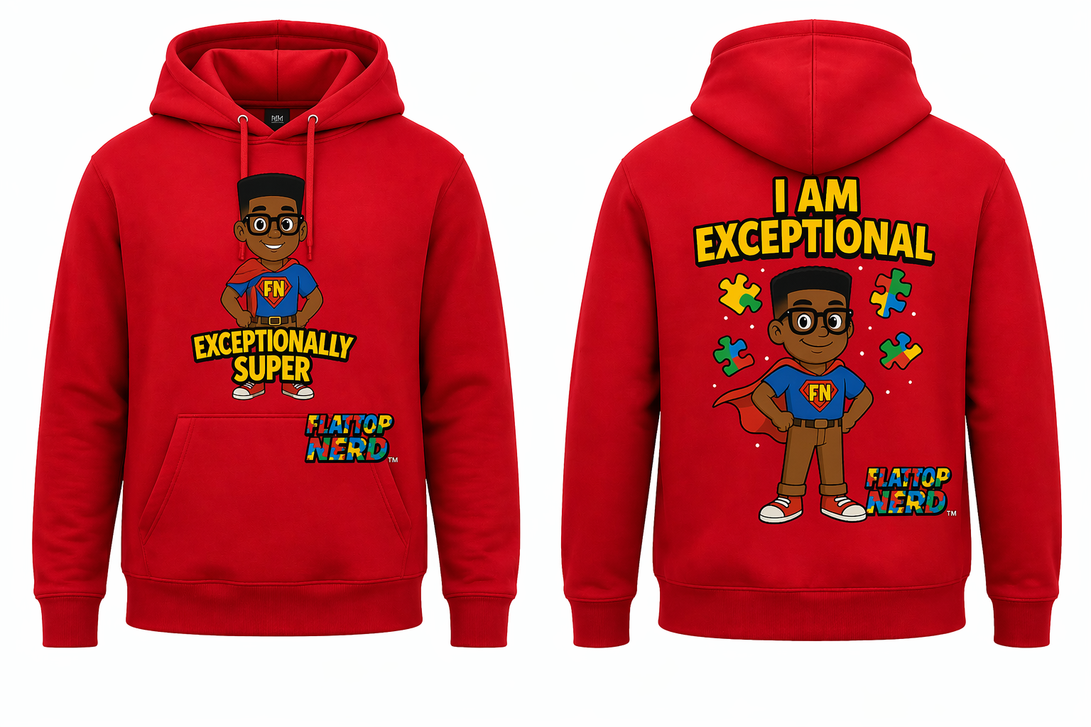 I Am Exceptional Hoodie – Flattop Nerd Collection