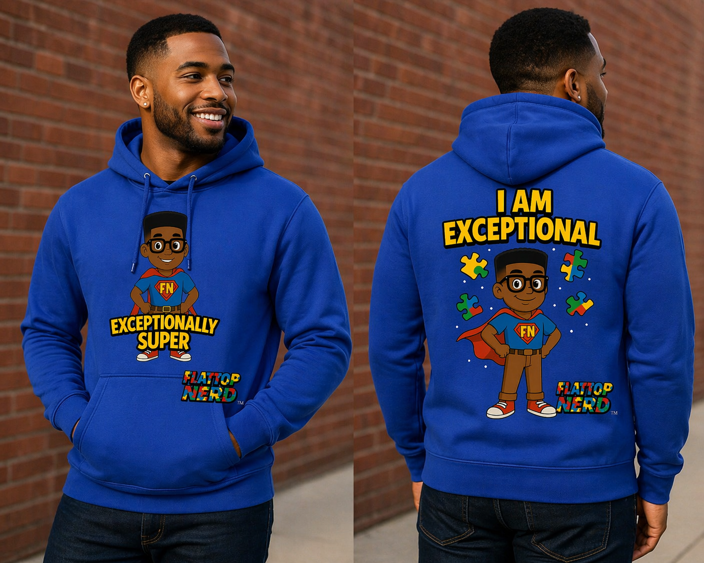 I Am Exceptional Hoodie – Flattop Nerd Collection